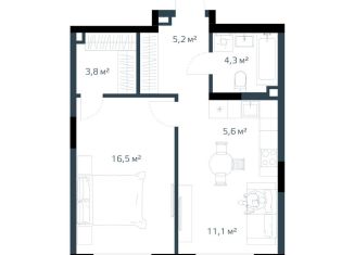 Продам 1-ком. квартиру, 46.5 м2, Владивосток, жилой комплекс Дом на Востоке, 5к2ск1