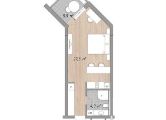 Продается квартира студия, 37.3 м2, Краснодарский край