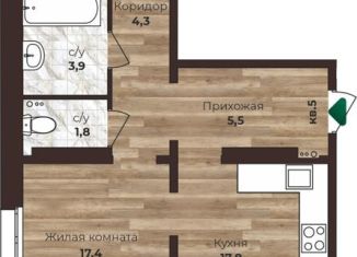 Продается 2-комнатная квартира, 65.3 м2, Барнаул, Центральный район