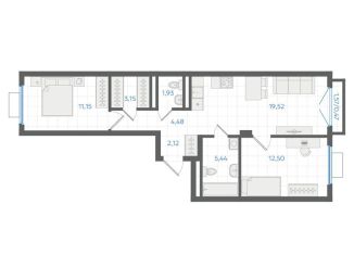 Продам двухкомнатную квартиру, 60.8 м2, Екатеринбург, метро Чкаловская