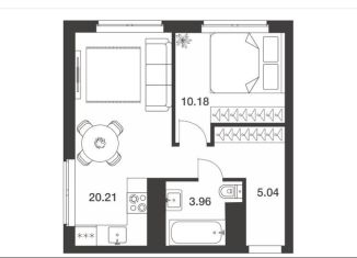 Продажа 1-ком. квартиры, 39.4 м2, 