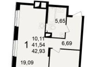 Продается 1-ком. квартира, 42.9 м2, Рязанская область