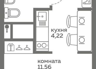 Продам квартиру студию, 22.5 м2, Тюменская область