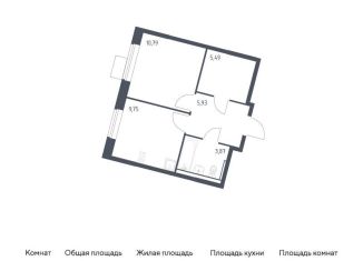 Продажа 1-комнатной квартиры, 35.8 м2, Москва, жилой комплекс Молжаниново, к4