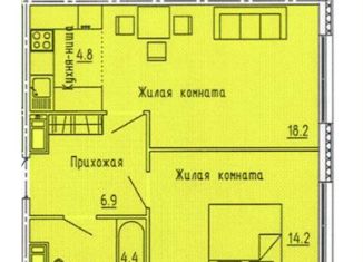 Продажа 2-ком. квартиры, 48.5 м2, Пенза, улица Яшиной, 12