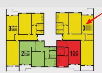 Продам 3-ком. квартиру, 62.5 м2, Москва, Мичуринский проспект, 54к3, метро Раменки