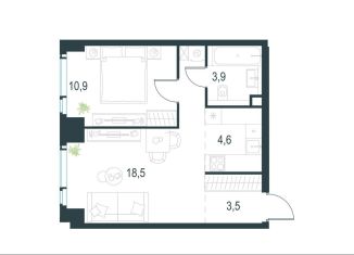 Продается двухкомнатная квартира, 41.4 м2, Москва, метро Мичуринский проспект