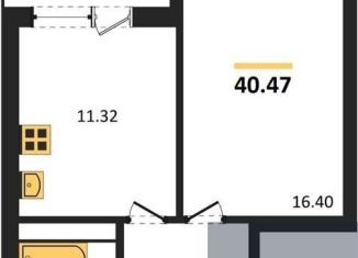 1-ком. квартира на продажу, 40.5 м2, Воронеж, Коминтерновский район, Московский проспект, 66