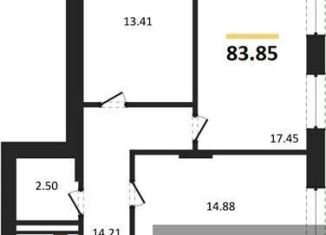 Продается 3-комнатная квартира, 83.8 м2, Воронеж, улица 9 Января, 68Л