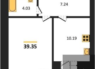 Продам 1-комнатную квартиру, 39.4 м2, Воронеж, улица Курчатова, 26Б