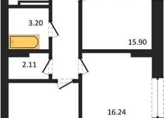 Продается двухкомнатная квартира, 64.6 м2, Воронеж, улица 9 Января, 68Л