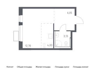 Продам квартиру студию, 25.9 м2, Московская область