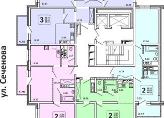 Продаю 2-комнатную квартиру, 63.1 м2, Иркутск