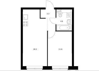 Продажа 1-ком. квартиры, 37.7 м2, Санкт-Петербург, Василеостровский район