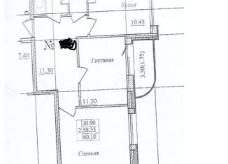 Продажа 2-ком. квартиры, 60.5 м2, посёлок Парголово, Тихоокеанская улица, 12к1