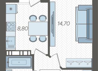 Продается 1-комнатная квартира, 35.2 м2, Горячий Ключ, улица Ярославского, 100В