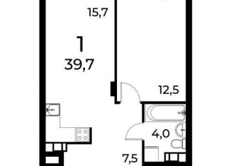 1-ком. квартира на продажу, 39.7 м2, Нижний Новгород, Московский район