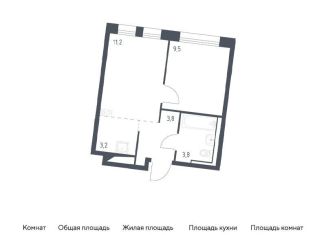 Продам 1-комнатную квартиру, 31.5 м2, Москва, Ленинградское шоссе, 229Ак2