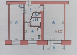 Продается 2-ком. квартира, 42.3 м2, Славгород, 3-й микрорайон, 15