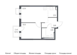 Продажа 1-комнатной квартиры, 35.2 м2, Москва, жилой комплекс Остафьево, к14