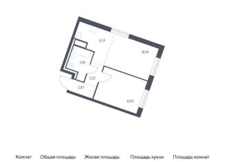 Продам 1-ком. квартиру, 36.5 м2, Ленинградская область