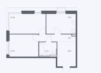 Продается 2-ком. квартира, 57.4 м2, Москва, Загорьевская улица, 29, район Бирюлёво Восточное