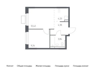 Продается 1-ком. квартира, 34.6 м2, Ленинский городской округ, жилой комплекс Новое Видное, 17