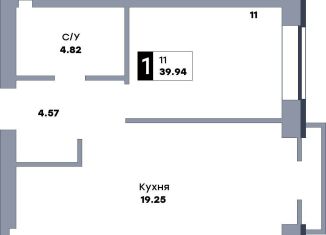 Продажа однокомнатной квартиры, 40.6 м2, Самара, Куйбышевский район