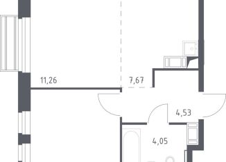 Продаю 1-ком. квартиру, 37.3 м2, село Лайково