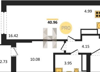 Продается 1-ком. квартира, 41 м2, Ростовская область