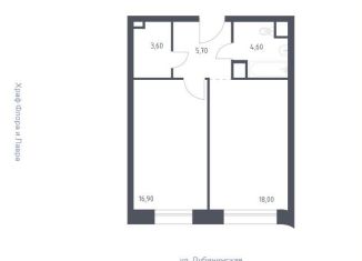 Продажа 1-ком. квартиры, 48.8 м2, Москва, метро Серпуховская, Стремянный переулок, 2