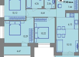 Продам 4-ком. квартиру, 76.2 м2, Карелия