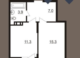 Продам однокомнатную квартиру, 39.9 м2, Саратовская область, Пристанская улица, 85/1