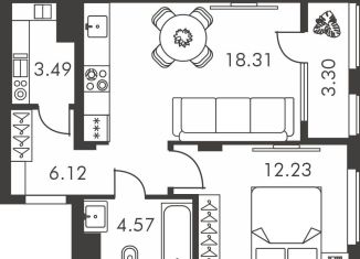 Продажа однокомнатной квартиры, 48 м2, Тула, Зареченский территориальный округ, улица Карпова, 103А