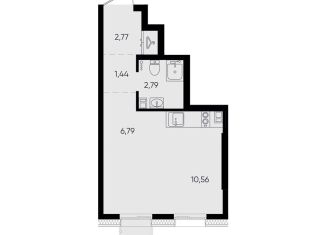 Продам 1-ком. квартиру, 25.6 м2, Иркутск, Октябрьский округ