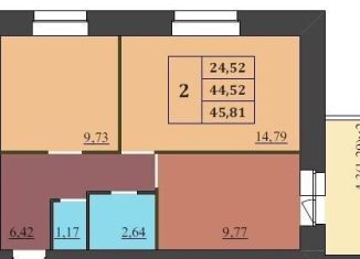 Продаю 2-ком. квартиру, 45.8 м2, Ярославль, Дзержинский район