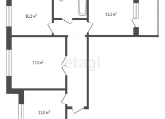 Продам 3-комнатную квартиру, 63 м2, Ярославль, Школьный проезд, 8