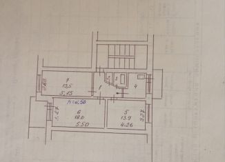 Продам трехкомнатную квартиру, 63 м2, Нальчик, Ингушская улица, 17Б