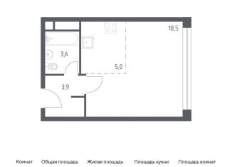 Продаю квартиру студию, 31.2 м2, Москва, ЖК Вереск, 3-я Хорошёвская улица, 17А