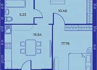 Продаю 1-ком. квартиру, 57.5 м2, Брянск, ЖК Резиденция Гринпарк, улица Ильи Иванова, 7