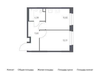 Продажа 1-комнатной квартиры, 35.7 м2, Москва, жилой комплекс Эко Бунино, 13