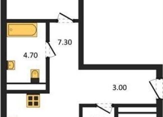 Продается 2-ком. квартира, 63 м2, Новосибирск, метро Гагаринская, улица Аэропорт, 88