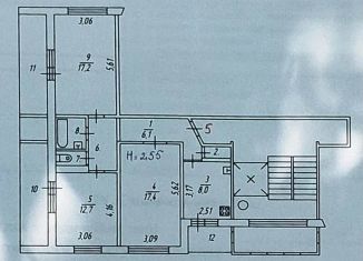 Продается 3-ком. квартира, 80 м2, Московская область, Пионерская улица, 29