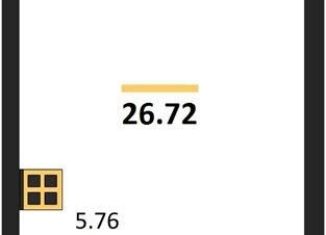 Продам квартиру студию, 26.7 м2, Новосибирская область