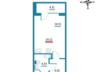 Продажа квартиры студии, 29.2 м2, Ленинградская область