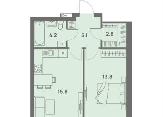 Продажа двухкомнатной квартиры, 41.7 м2, Пермский край