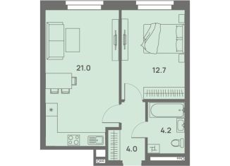 Продаю двухкомнатную квартиру, 41.9 м2, Пермский край