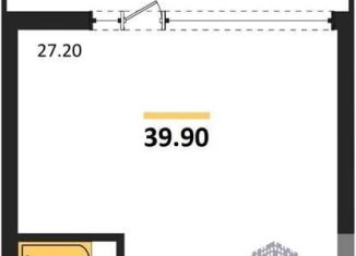 Квартира на продажу студия, 39.9 м2, Воронеж, Железнодорожный район, улица Теплоэнергетиков, 17к2