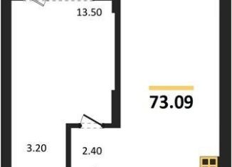 Продажа 1-комнатной квартиры, 73.1 м2, Новосибирск, метро Заельцовская, улица Аэропорт, 88