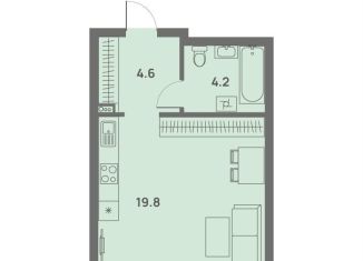 Продаю 1-ком. квартиру, 28.6 м2, Пермский край